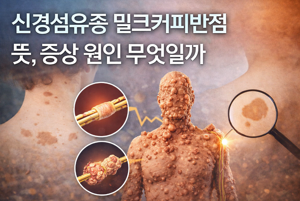 신경섬유종 밀크커피반점, 이 증상들이 위험한 이유