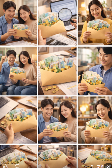 연말정산환급금그림