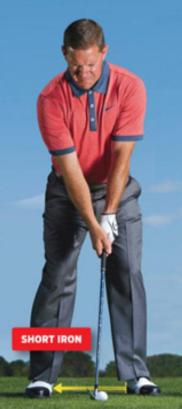 골프 숏아이언 어드레스