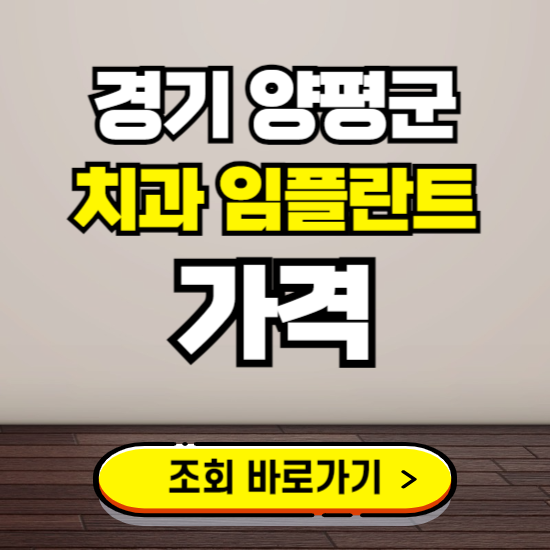 양평군 임플란트 가격 진료 비용 확인하는 곳 ❘ 치과 추천