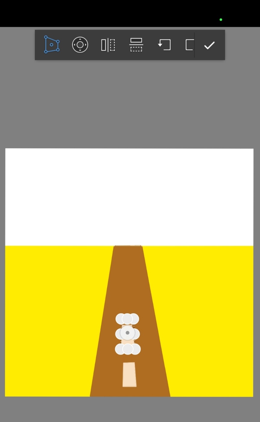 사각형-왜곡-바닥선-만들기