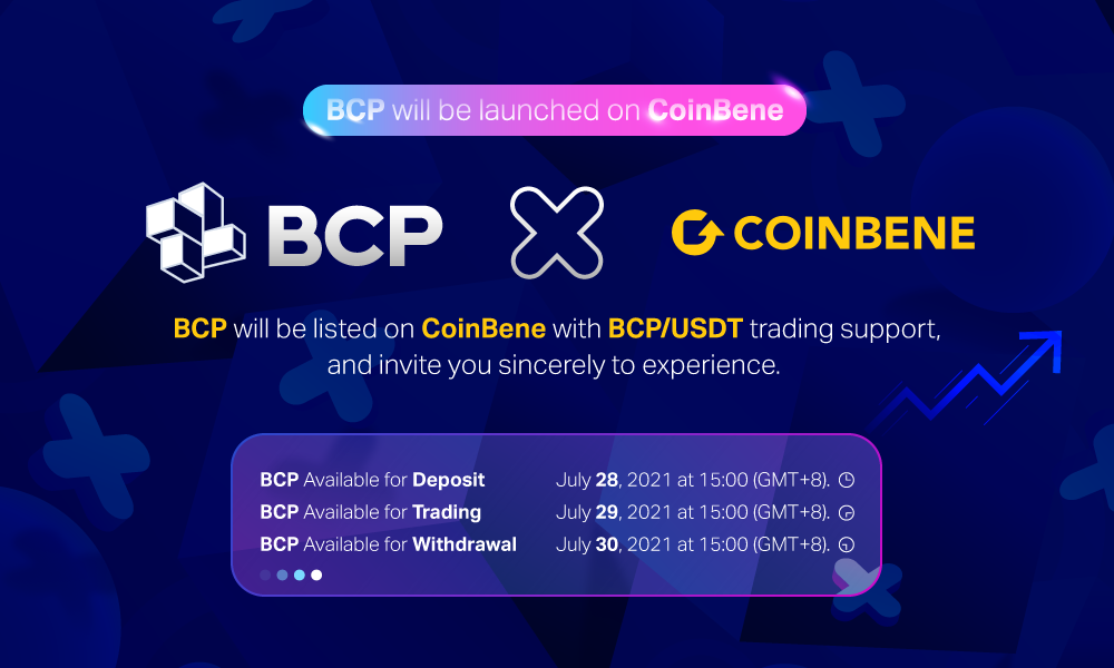 이벤트배너 디자인 거래소 상장 웹배너 BCP × 코인베네 3
