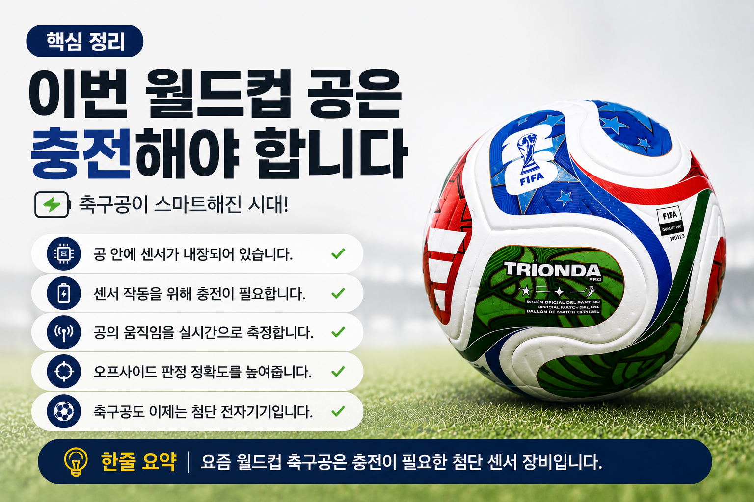 월드컵 충전식 축구공 핵심 정리