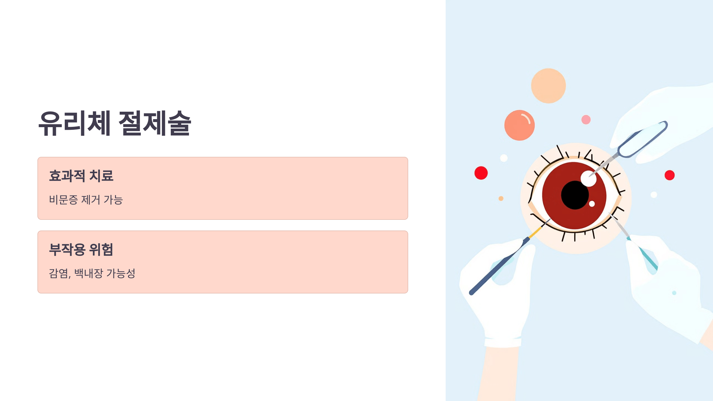 비문증과 관련된 사진입니다.