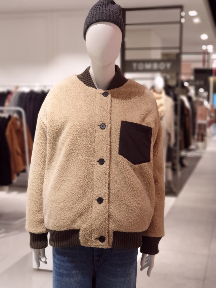 스튜디오톰보이 칼라배색 무스탕9109461921