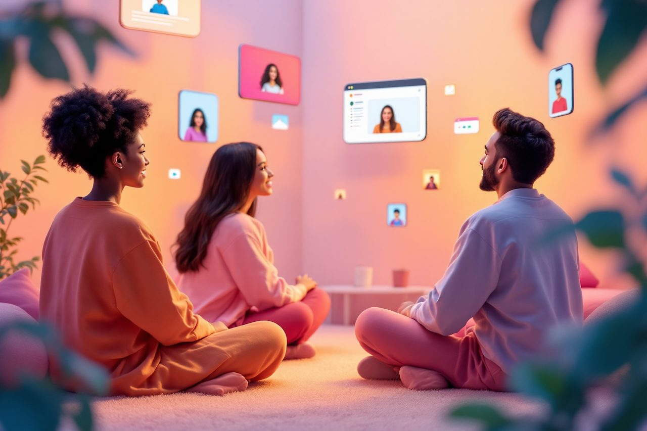 sns와 메신저의 보조 유입