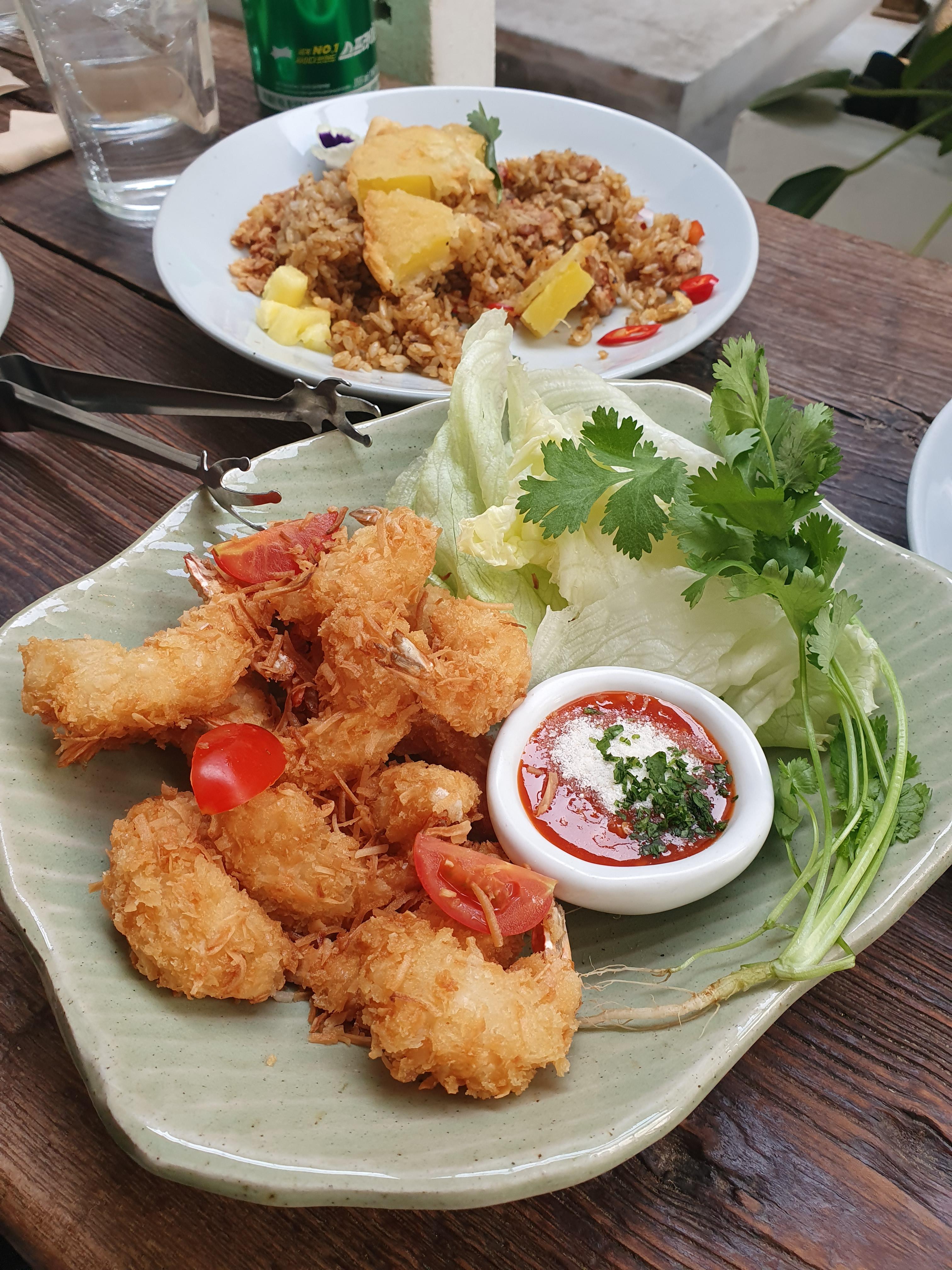 태국 요리전문점 치앙마이 방콕 코코넛 쉬림프 프라이