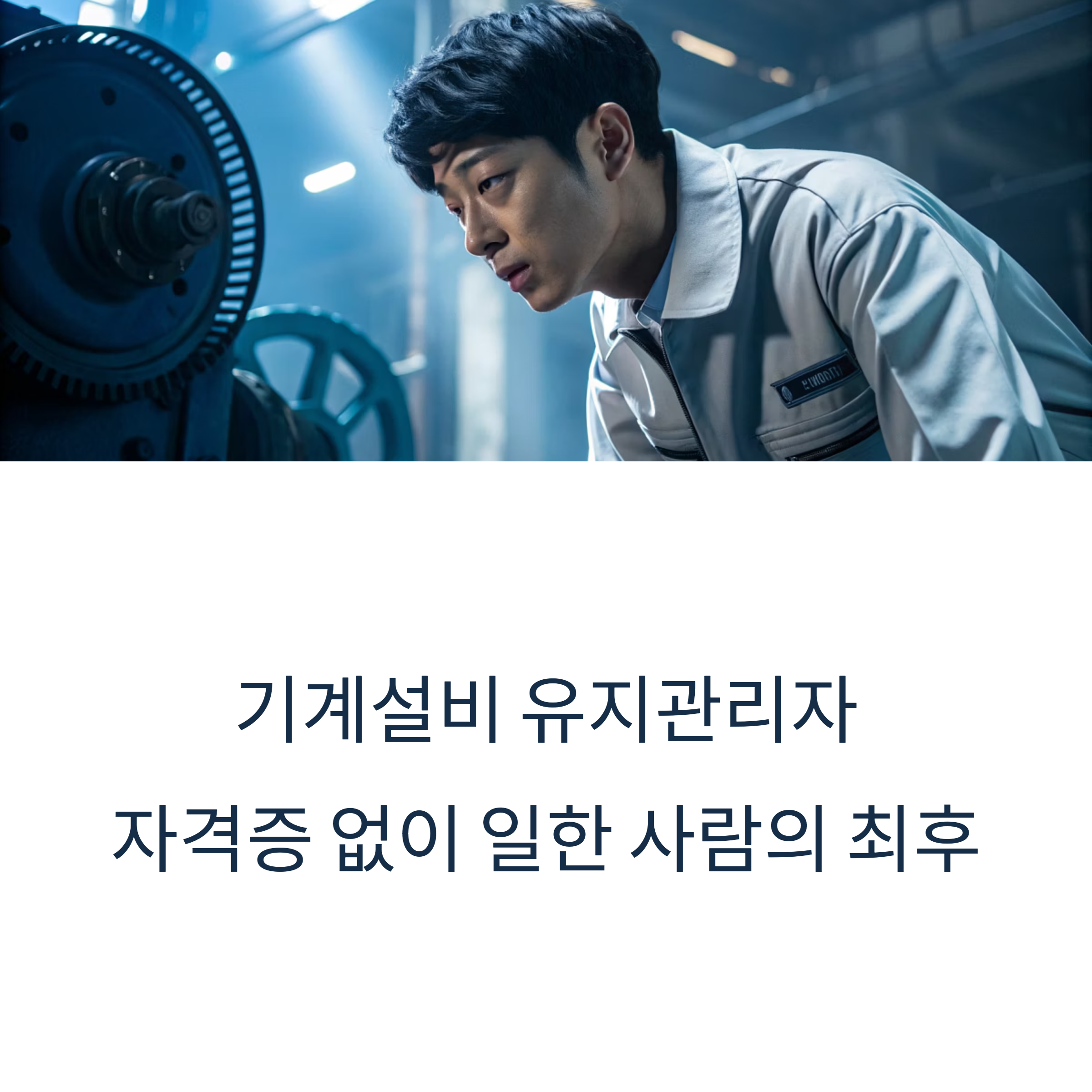 기계설비 유지관리자 자격증
