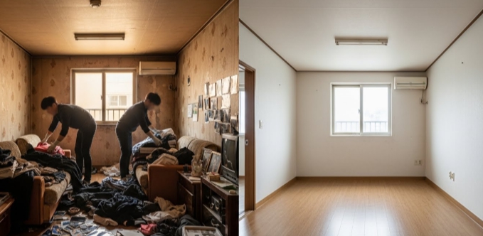 울진 고독사청소 및 정리