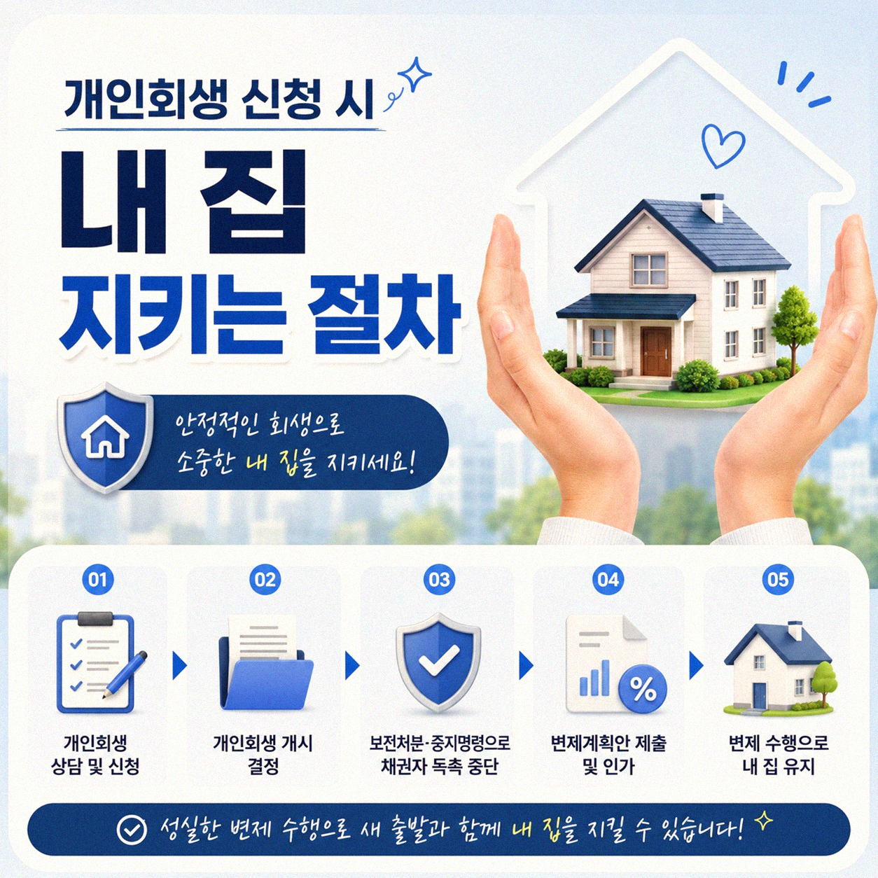 개인회생 신청하면 집 안 팔리게 할 수 있나요