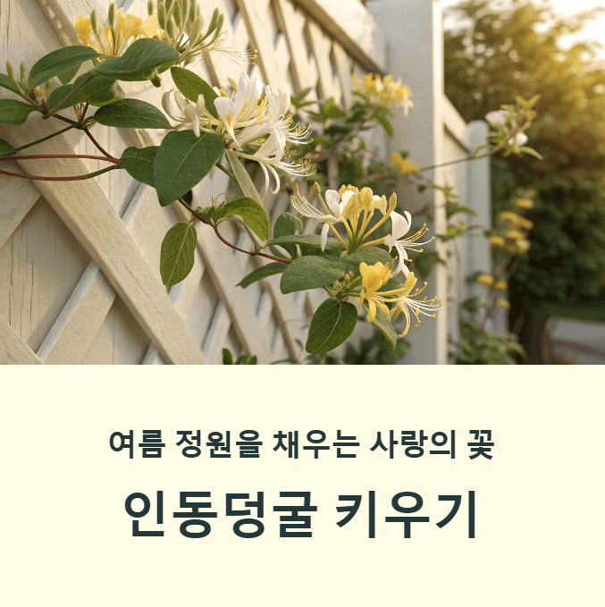 인동덩굴 키우기