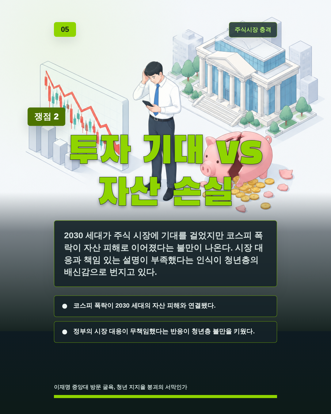 투자 기대 vs 자산 손실