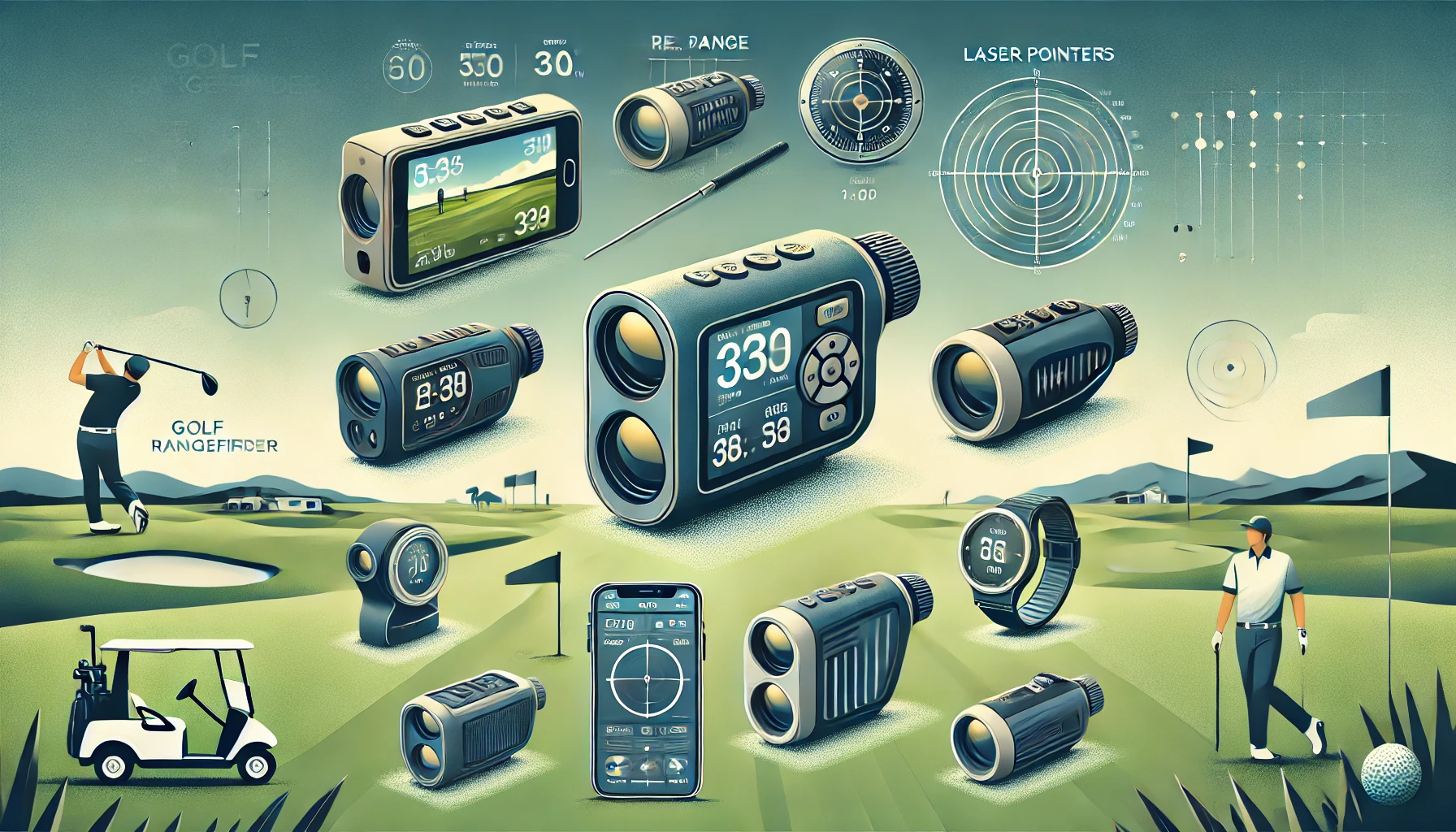 요즘 골퍼들이 선호하는 거리측정기 브랜드 관련 이미지