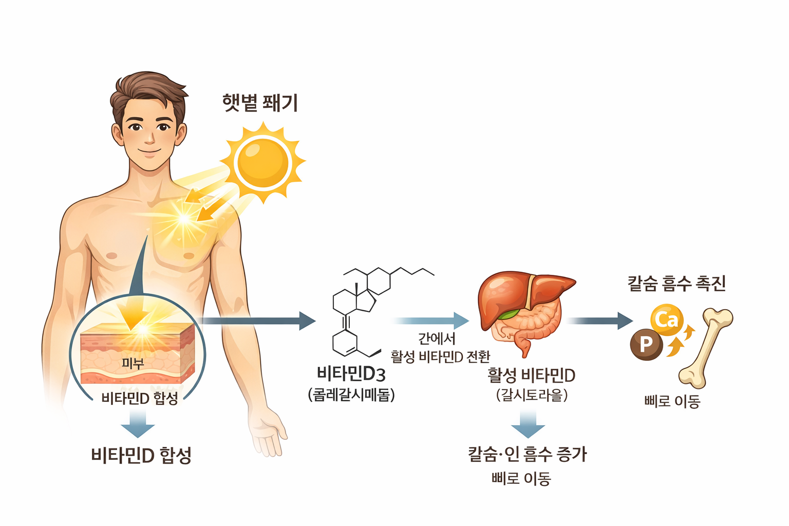 비타민d 흡수과정