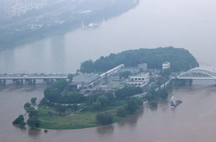 노들섬 드론 사진