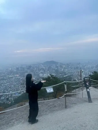 인왕산 등산코스 둘레길 숲속쉼터 기차바위 지도_16