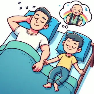 돌아가신 아버지 손잡는 꿈해몽