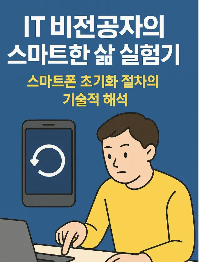 50대 IT 비전공자의 스마트한 삶 실험기 스마트폰 초기화 절차의 기술적 해석