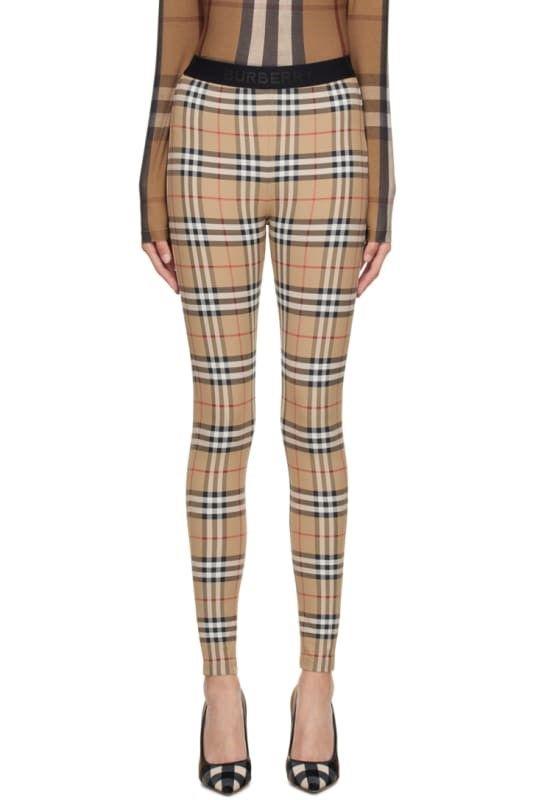 버버리 베이지 레깅스 Beige Belvoir Leggings 9979381