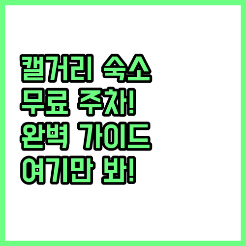캘거리 여행 숙소 결정 가이드 및 호..