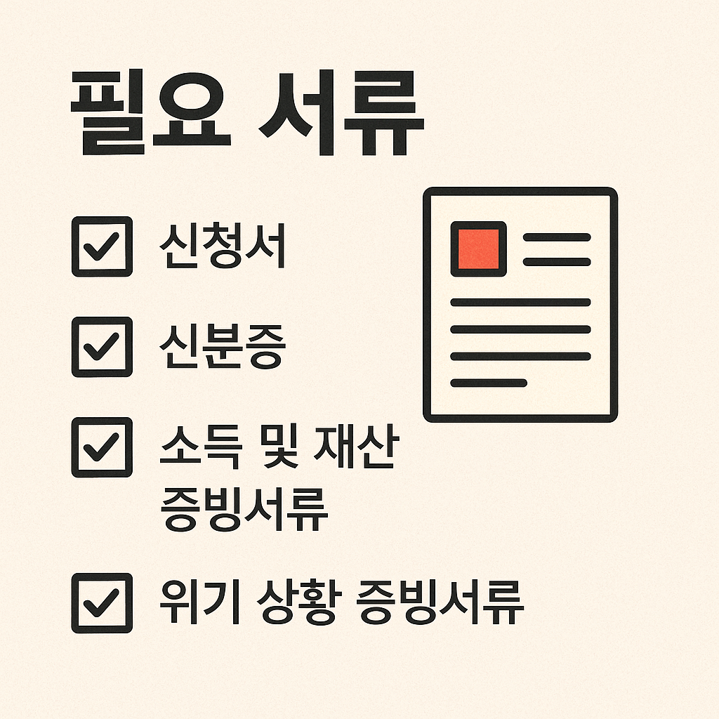 긴급복지지원금-신청-필요서류