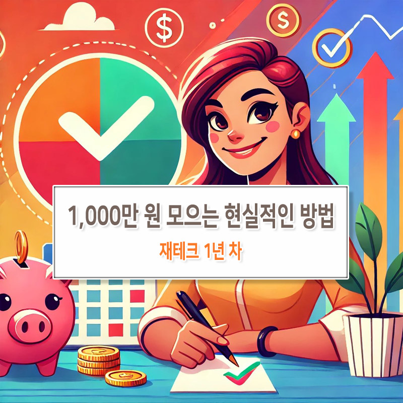 재테크 1년 차, 1000만 원 모으는 현실적인 방법