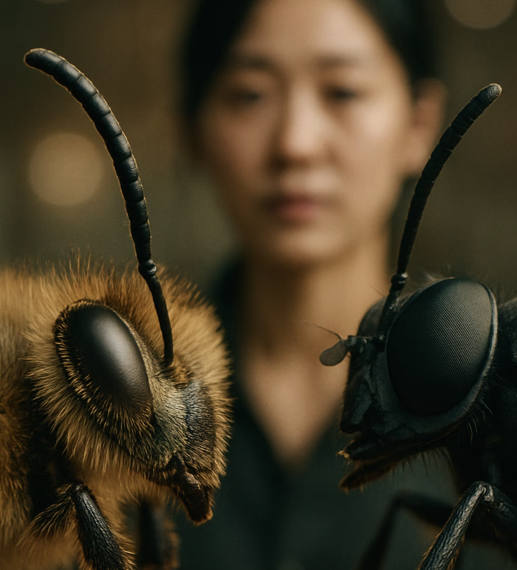 가장 결정적인 차이&amp;#44; &amp;#39;더듬이&amp;#39;와 &amp;#39;비행 스타일&amp;#39;