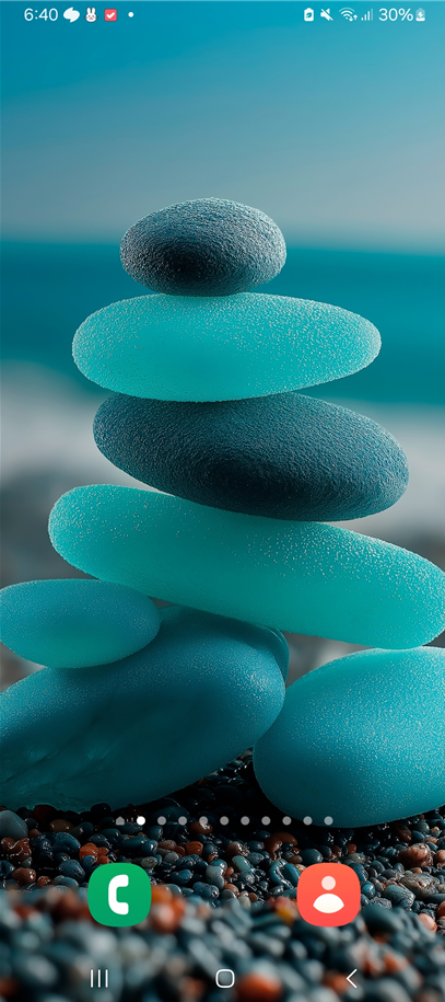 방법 1: 홈화면 길게 누르기