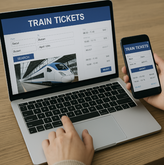 열차표 인터넷 예매 관련 이미지