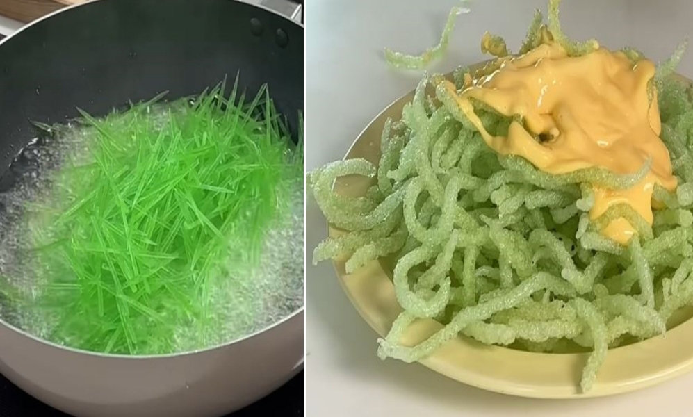 녹말 이쑤시개 튀김