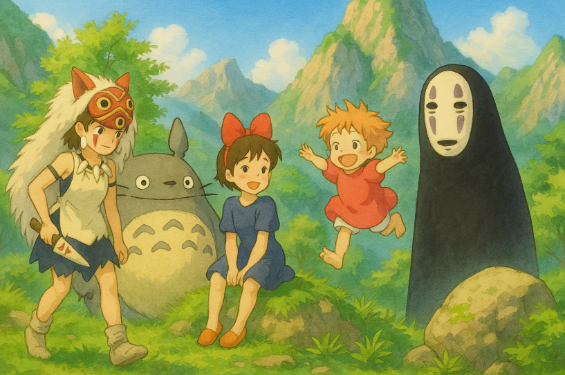 지브리 캐릭터 관련 사진