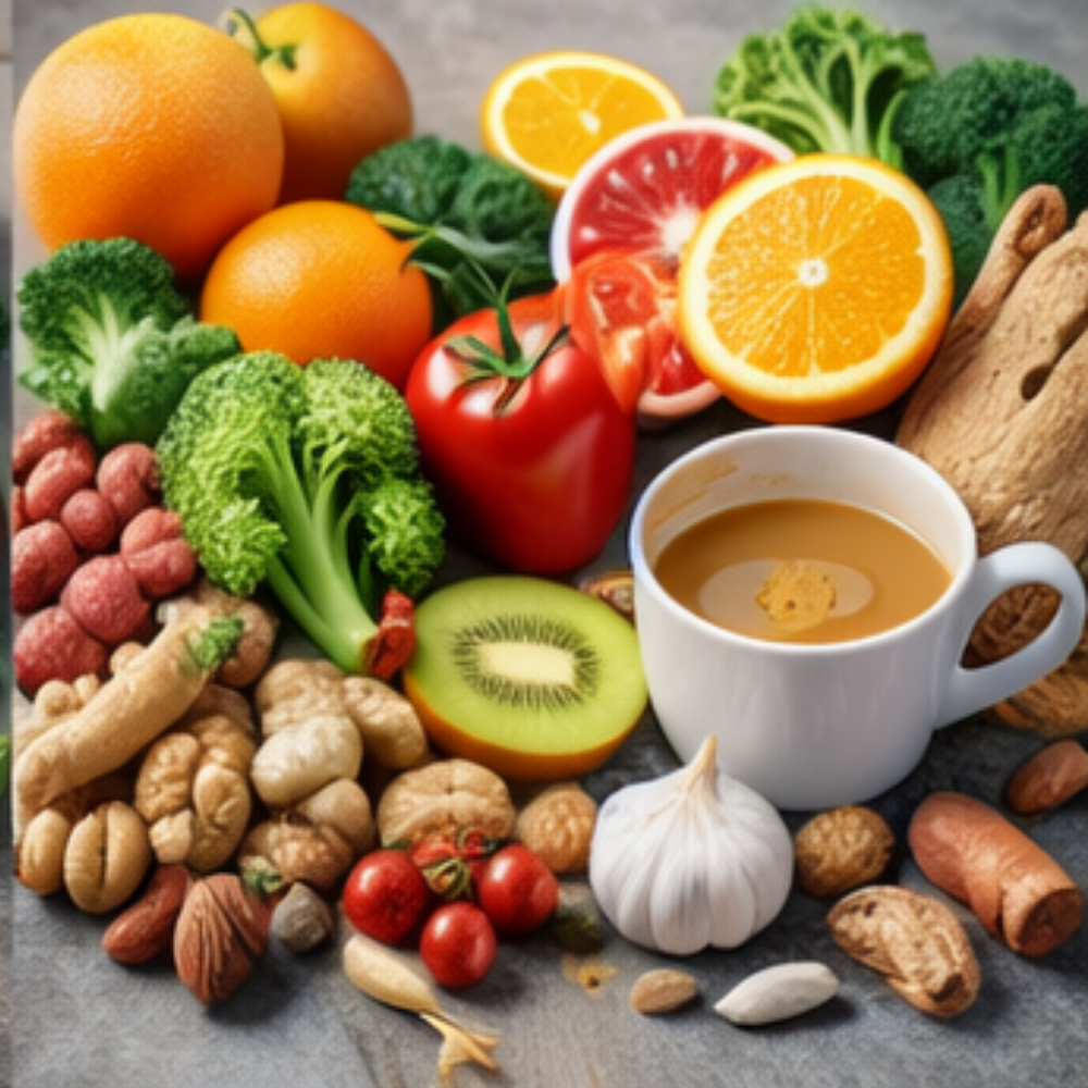 뇌 건강에 좋은 음식에 대한 사진