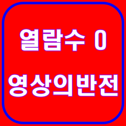 열람수 0 영상의 반전