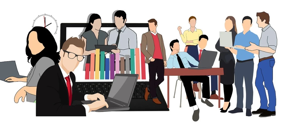 열심히 일하는 청년들