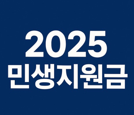 2025년 민생회복지원금 신청 총정리