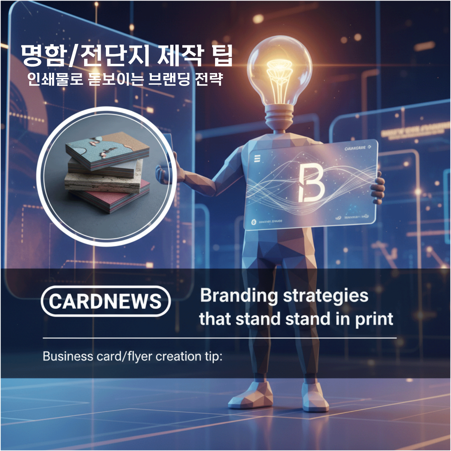 명함/전단지 제작 팁: 인쇄물로 돋보이는 브랜딩 전략