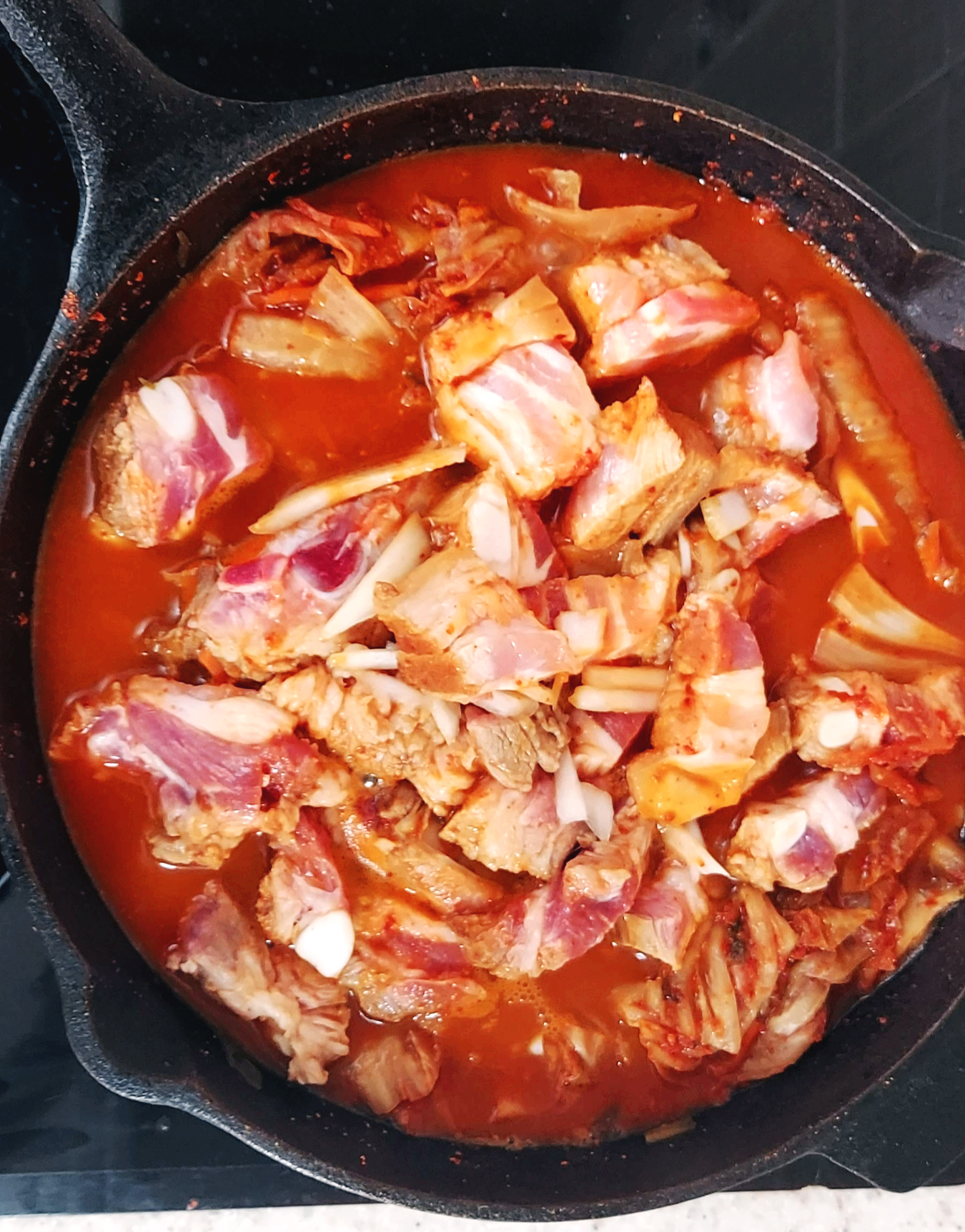 돼지고기와 김치찌개