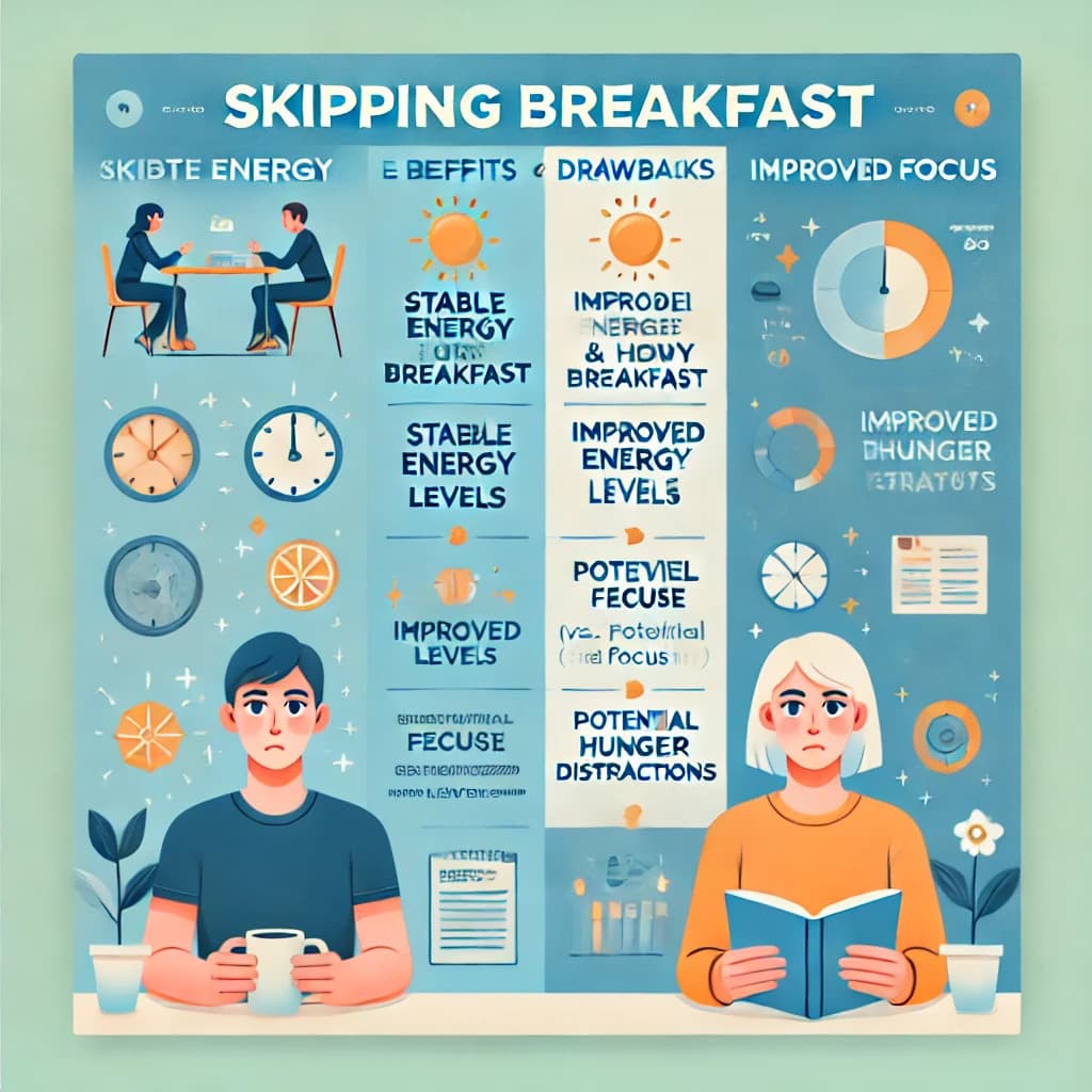 아침 식사를 거르면 생산성에 미치는 영향: 필요할까, 아닐까?