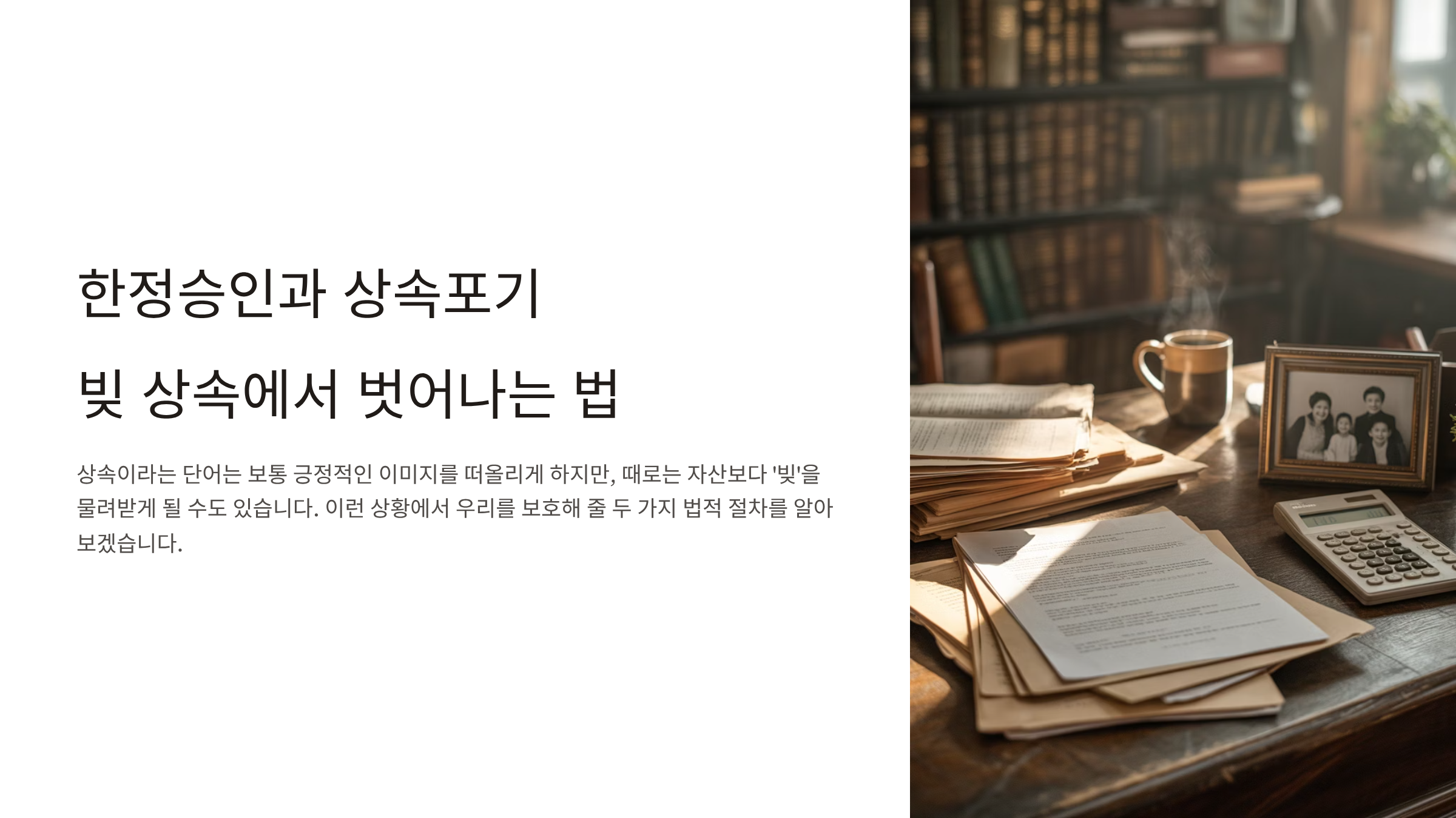 한정승인 이란 상속포기