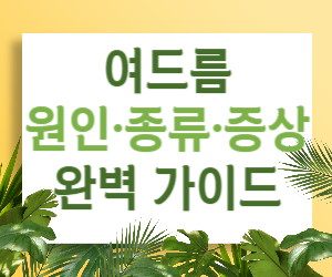 여드름의 모든 것: 원인, 종류, 증상까지 완벽 가이드