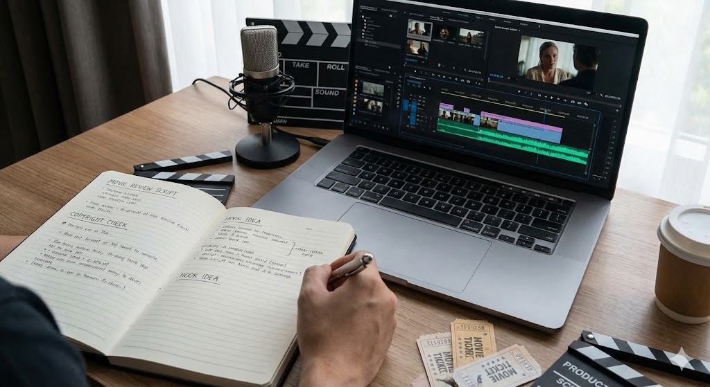 영화 유튜브 저작권 가이드, 프리미어 프로 편집