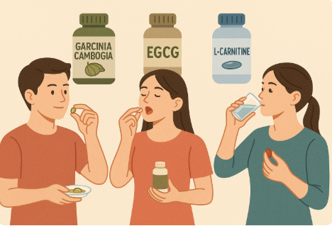 가르시니아, EGCE, L-카르니틴 먹는 사람들