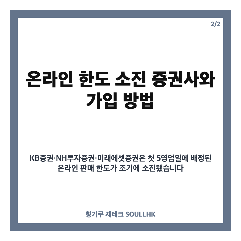 차 펀드 첫날 35.7% 판매, 2140억 원 기록과 온라인 한도 현황 카드뉴스 3