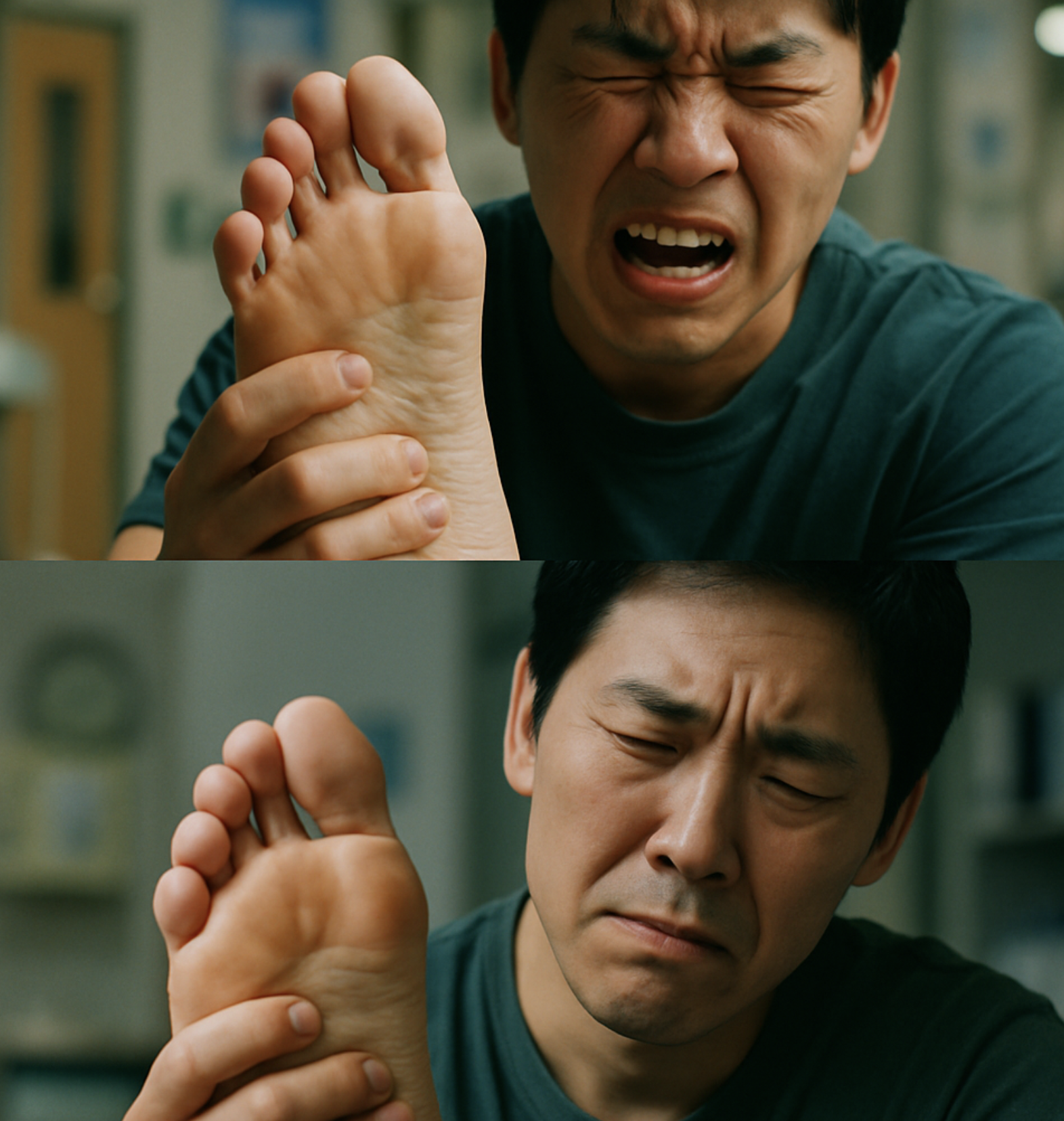 통증의 시작, 불처럼 갑자기 vs 돌처럼 서서히