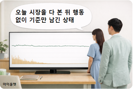 장 마감 전, 판단보다 정리 상태