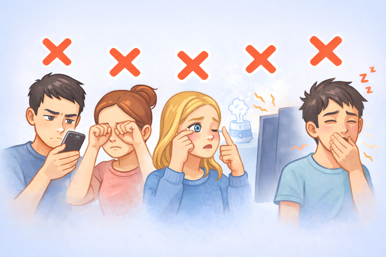 눈꼽은 왜 생길까