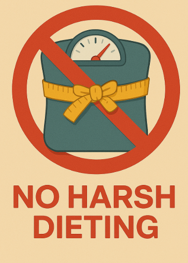 무리한 다이어트는 금지