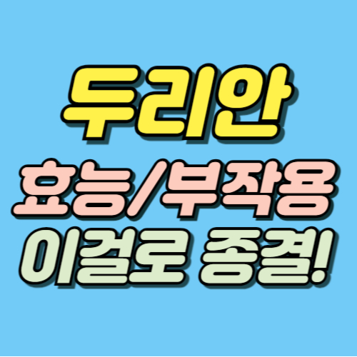 두리안 효능 부작용