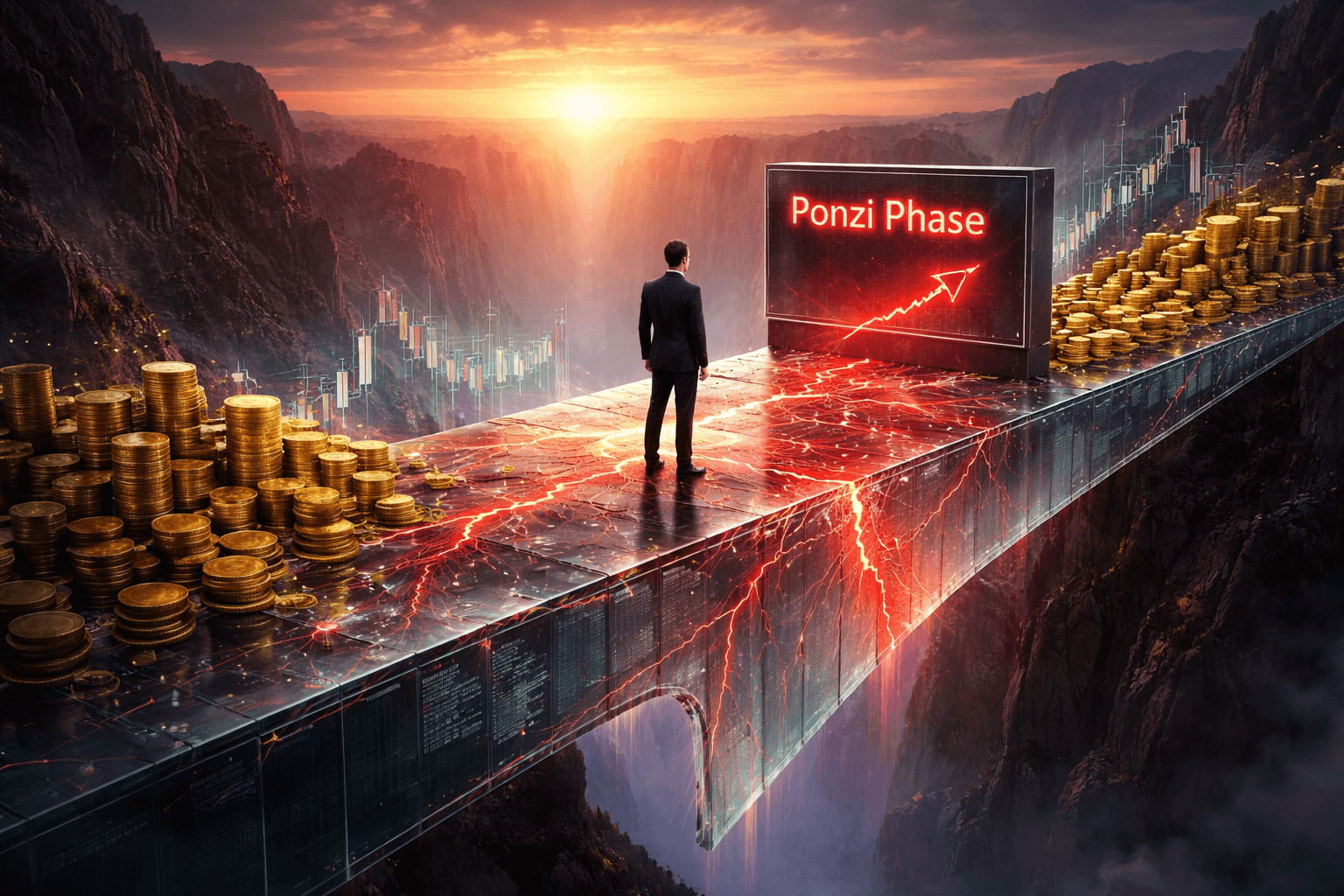 민스키 모델, 민스키의 경고, 폰지 투자