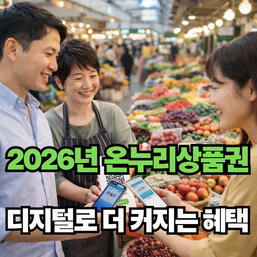 전통시장에서 QR 결제로 디지털 혜택을 누리는 소비자와 소상공인